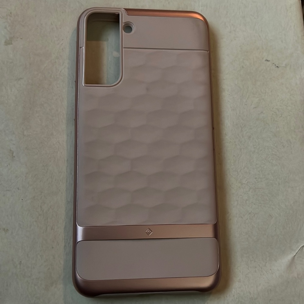 Samsung Galaxy S21+ plus 5G CASEOLOGY pink military , drop and shock proof case